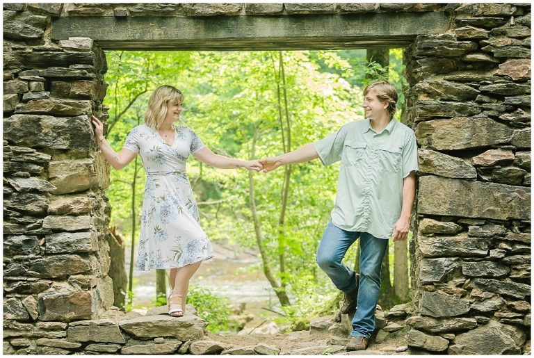 Sope Creek Paper Mill Ruins Engagement Session